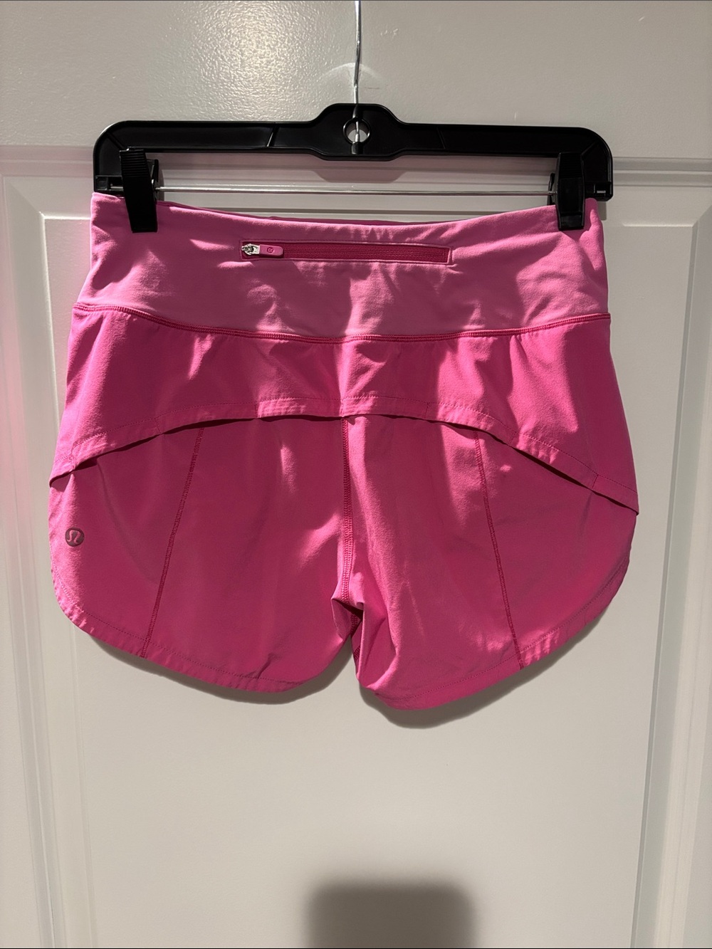 lululemon athletica Hot Pink Speed Up High-Rise Athletic Shorts 4” - Picture 3 of 3